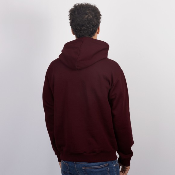 Lacoste Mens Red SH8863 Fleece Hoodie #4