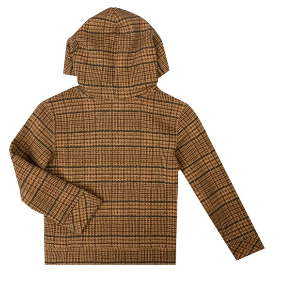 Polo Bear By Ralph Lauren Boys Green Tweed Print Hoody #3