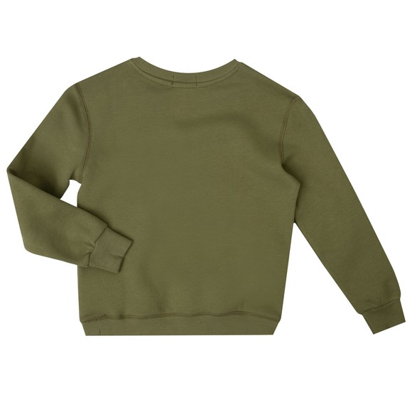 Polo Bear By Ralph Lauren Boys Green Country Bear Fleece Sweatshirt #3