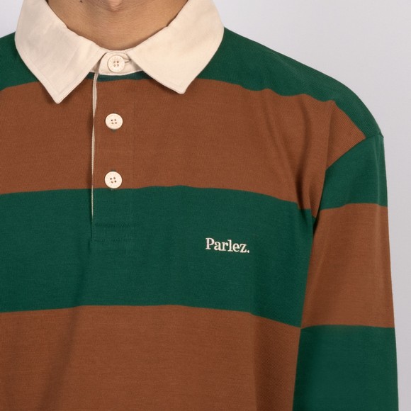Parlez Mens Green Ruck Rugby Shirt #3