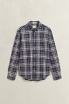 Gant Mens Beige Poplin Check Shirt