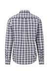 Fynch Hatton Mens Brown Multicolour Check Oxford Shirt