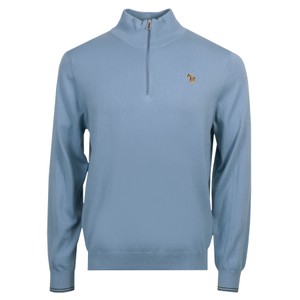 1/4 Zip Zebra Jumper