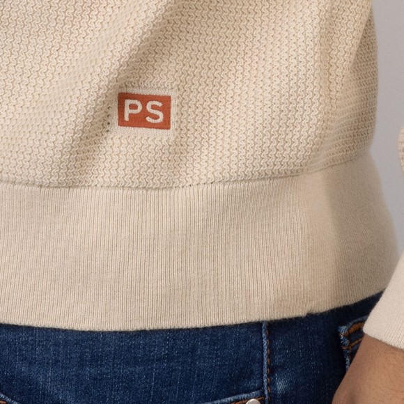 PS Paul Smith Mens Off-White Waffle Jumper #3