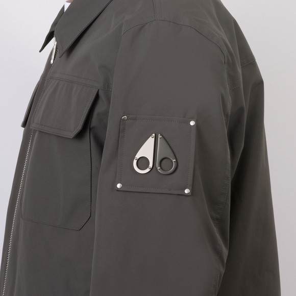 Moose Knuckles Mens Grey Jacques Overshirt #3