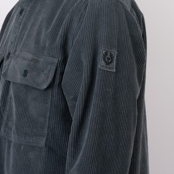 Belstaff Mens Blue Ravine Cotton Corduroy Shirt  #3