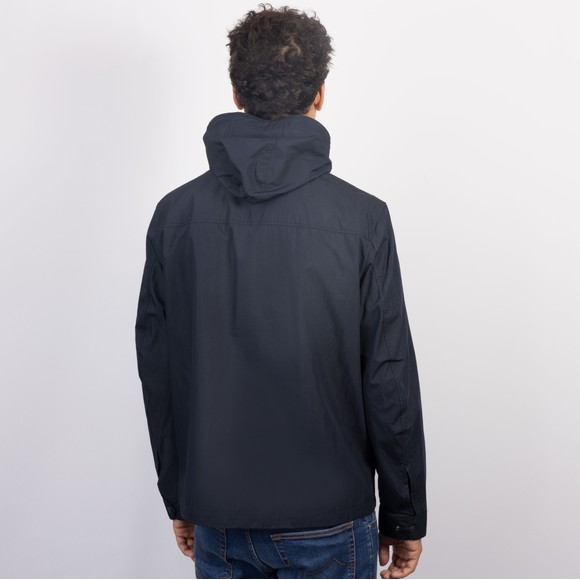 Belstaff Mens Blue Hooded Container Overshirt #4