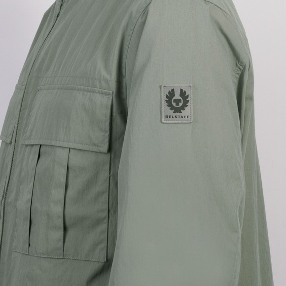 Belstaff Mens Grey Hooded Container Overshirt #3