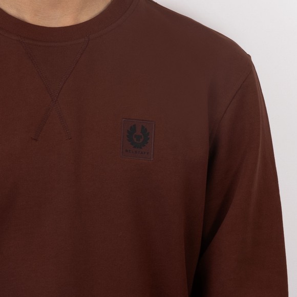 Belstaff Mens Red Chest Logo Sweatshirt #3
