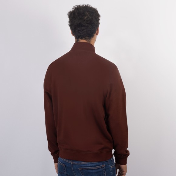 Belstaff Mens Red Half Zip Sweatshirt #4