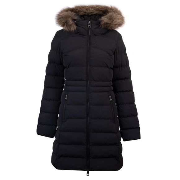 Hood Faux Fur Fuji Mid Length Jacket