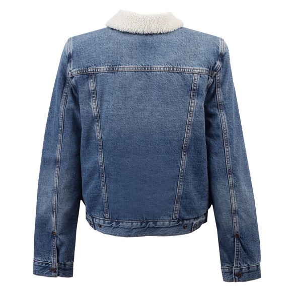Levi's ® Womens Blue Original Sherpa Trucker Jacket #3
