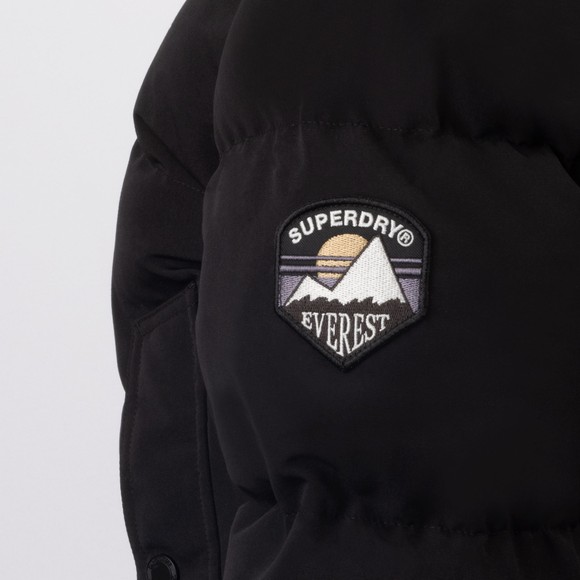 Superdry Womens Black Everest Hooded Bomber Jacket main image
