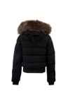 Superdry Womens Black Everest Hooded Bomber Jacket