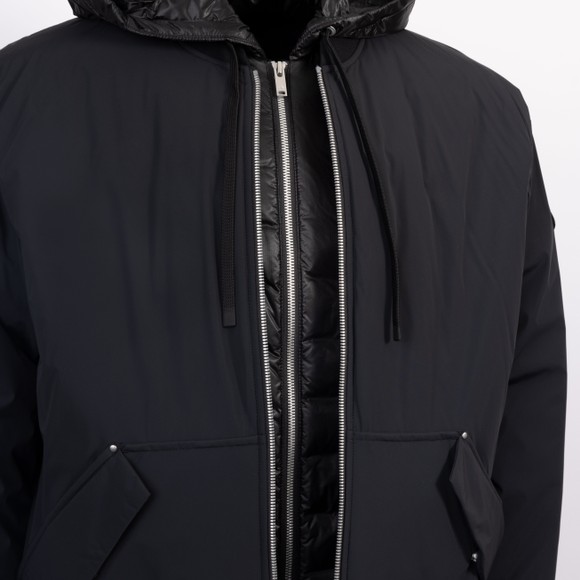 C.P. Company Mens Black Shell R Padded Hooded Lens Jacket #5