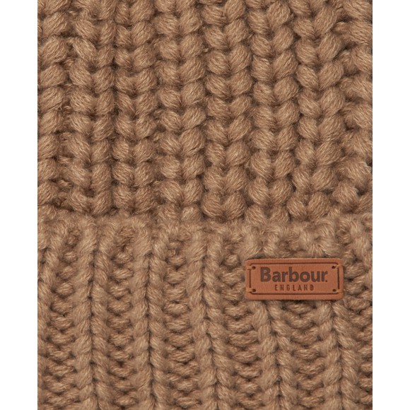 Barbour Lifestyle Womens Beige Saltburn Beanie #2