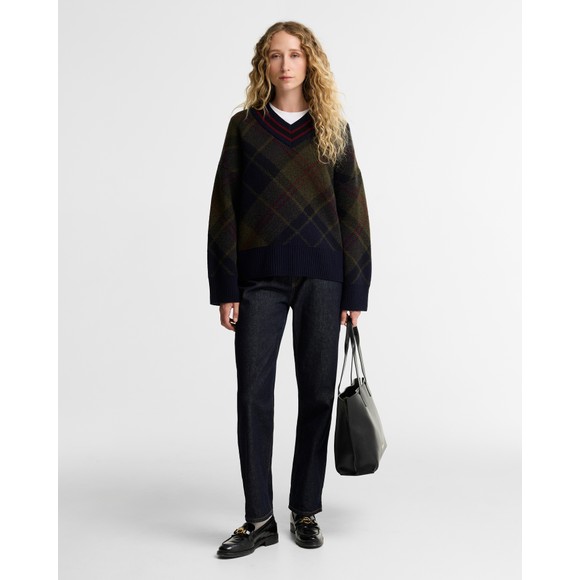 Barbour Lifestyle Womens Green Shae Knitted Jumper #3