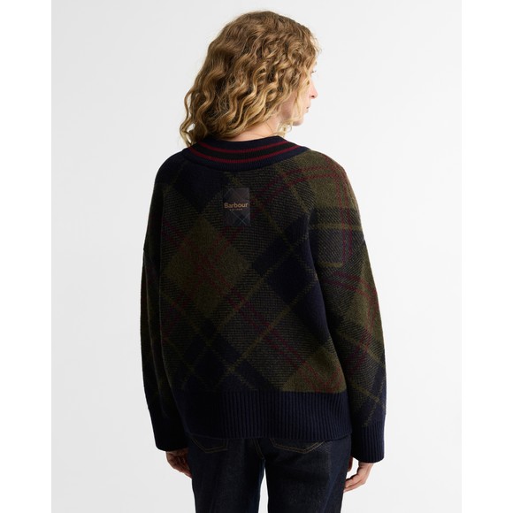 Barbour Lifestyle Womens Green Shae Knitted Jumper #4