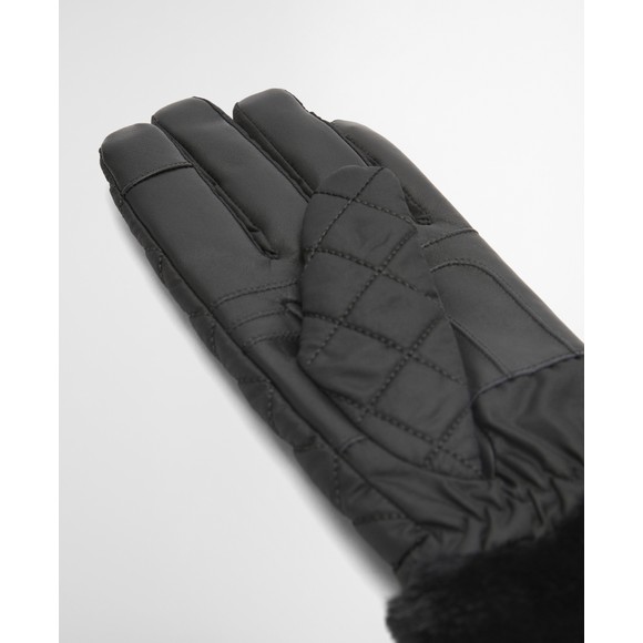 Barbour Lifestyle Womens Black Norwood Gloves #3