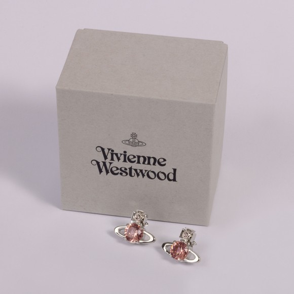 Vivienne Westwood Womens Silver Reina Large Earrings #3