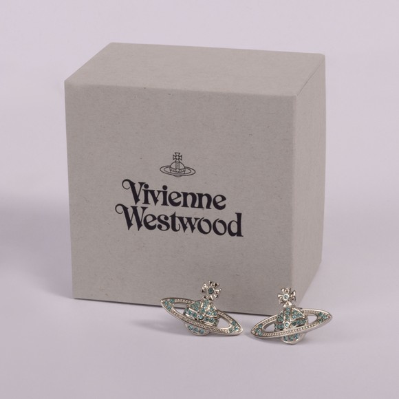 Vivienne Westwood Womens Silver Mini Bas Relief Earring #3