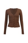 Superdry Womens Brown Pointelle Cardigan