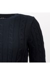 Superdry Womens Blue Essentials SD&CO Cable Jumper