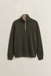 Gant Mens Green Sacker 1/2 Zip Sweatshirt