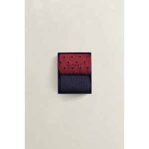 Dot And Rib Socks 2 Pack Box