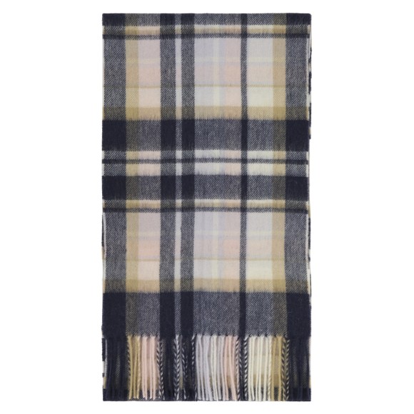 Barbour Lifestyle Womens Pink Vintage Winter Plaid Scarf #3