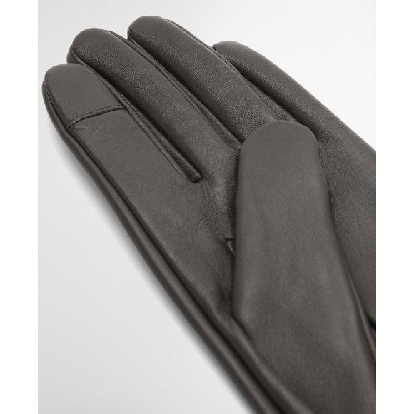 Barbour Lifestyle Womens Brown Arlene Leather Gloves #3