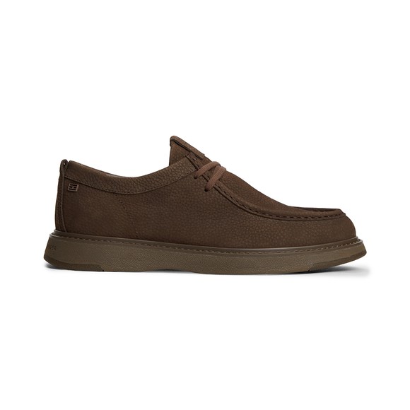 Tommy Hilfiger Mens Brown Nubuck Moc Toe Shoe main image