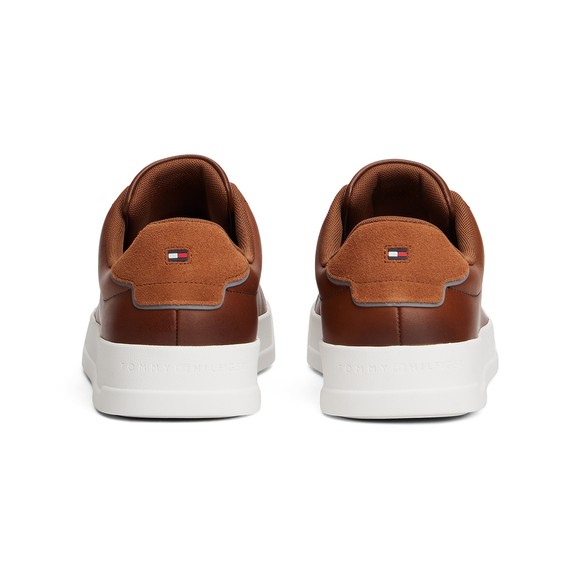 Tommy Hilfiger Mens Brown Court Core Trainer main image