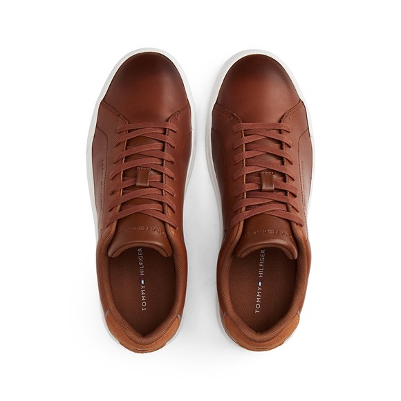 Tommy Hilfiger Mens Brown Court Core Trainer main image