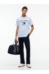 Tommy Hilfiger Mens Blue Embro Flag Tee