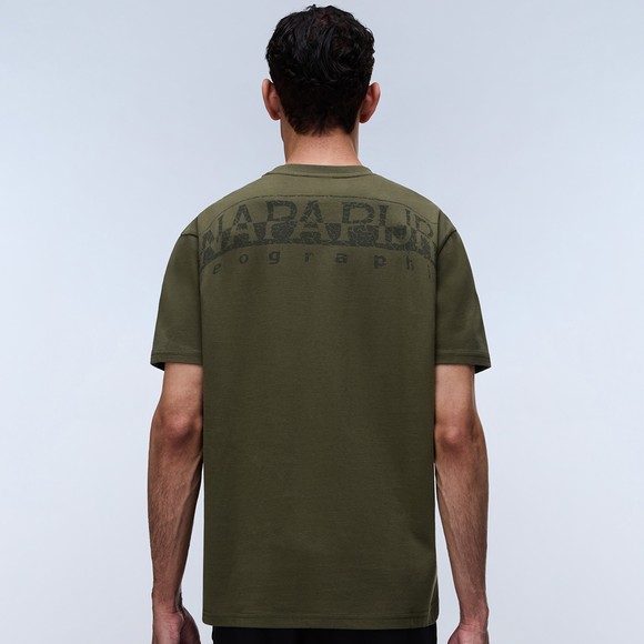Napapijri Mens Green Yourte T-Shirt #3