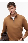 Tommy Hilfiger Mens Brown Essential Fleece 1/4 Zip