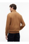 Tommy Hilfiger Mens Brown Essential Fleece 1/4 Zip