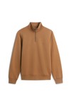 Tommy Hilfiger Mens Brown Essential Fleece 1/4 Zip