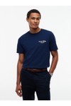 Tommy Hilfiger Mens Blue Back Text Seasonal Graphic Tee