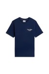 Tommy Hilfiger Mens Blue Back Text Seasonal Graphic Tee
