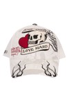Ed Hardy Mens White Live Fast Love Hard Trucker Cap