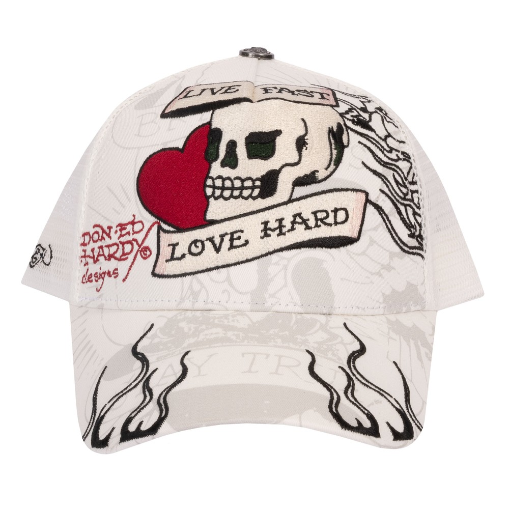 Live Fast Love Hard Trucker Cap