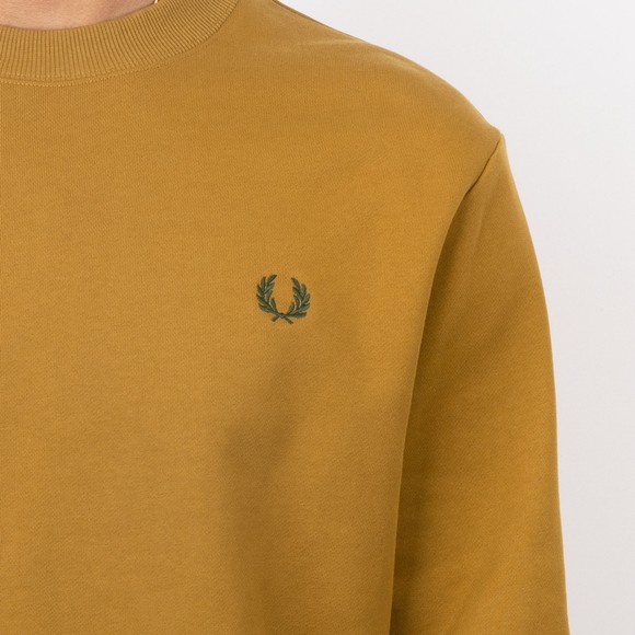 Fred Perry Mens Brown Crew Neck Sweatshirt #3