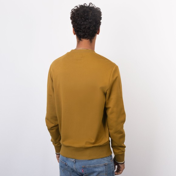 Fred Perry Mens Brown Crew Neck Sweatshirt #4