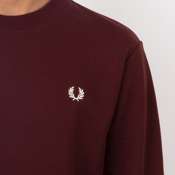 Fred Perry Mens Purple Crew Neck Sweatshirt #3