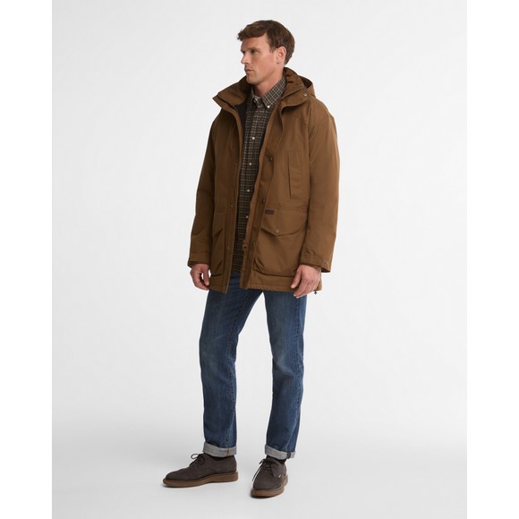 Barbour Countrywear Mens Brown Farlam Waterproof Jacket #3