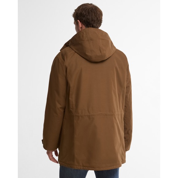Barbour Countrywear Mens Brown Farlam Waterproof Jacket #4