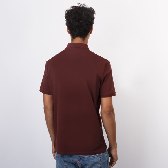 C.P. Company Mens Red Stretch Pique Tipped Polo Shirt #4