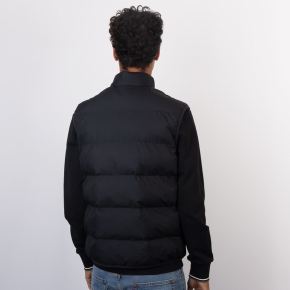 Fred Perry Mens Black Insulated Gilet #4